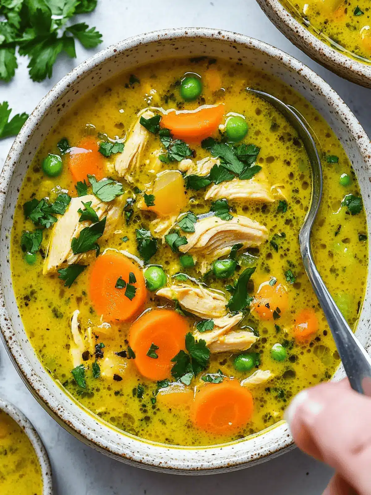Anti Inflammatory Turmeric Chicken Soup