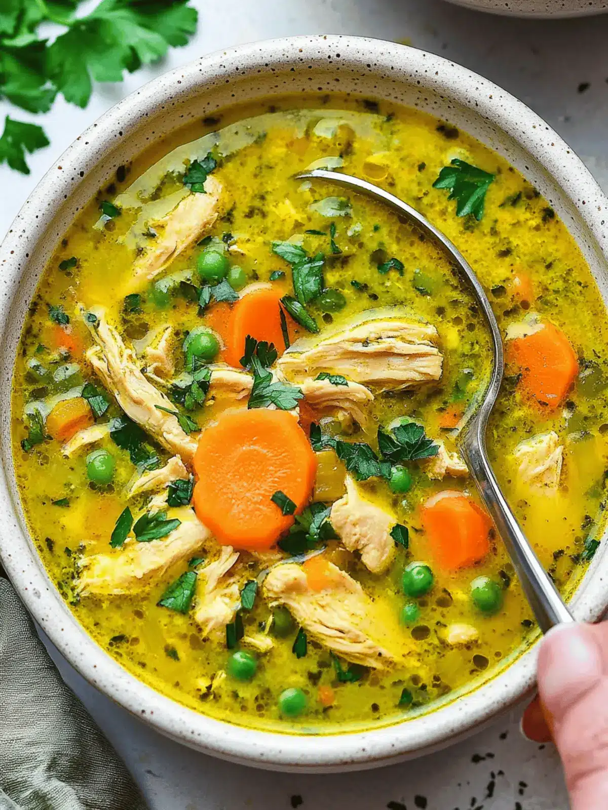 Anti Inflammatory Turmeric Chicken Soup