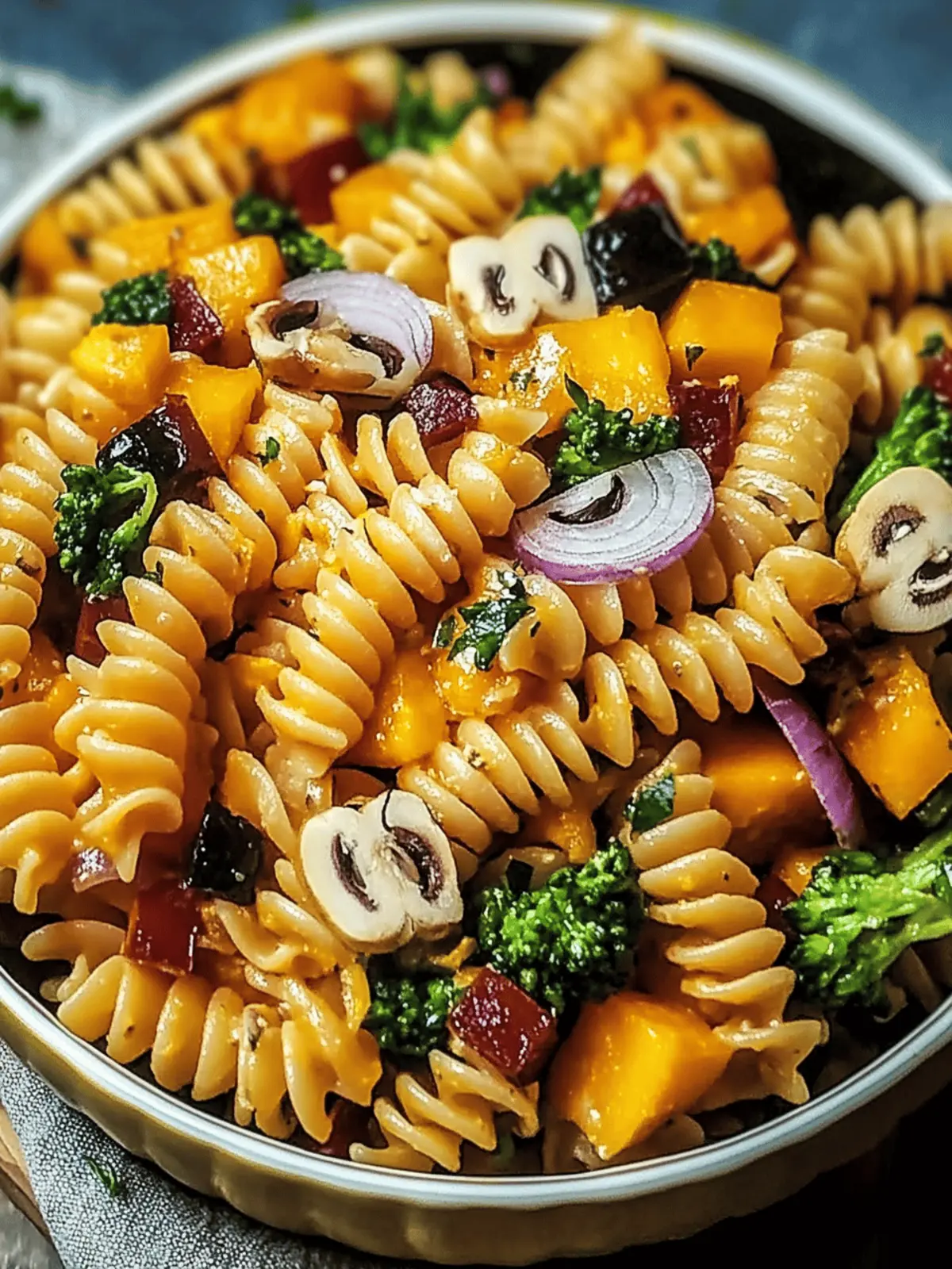 UpChuckin’ Pumpkin Loaded Pasta Salad