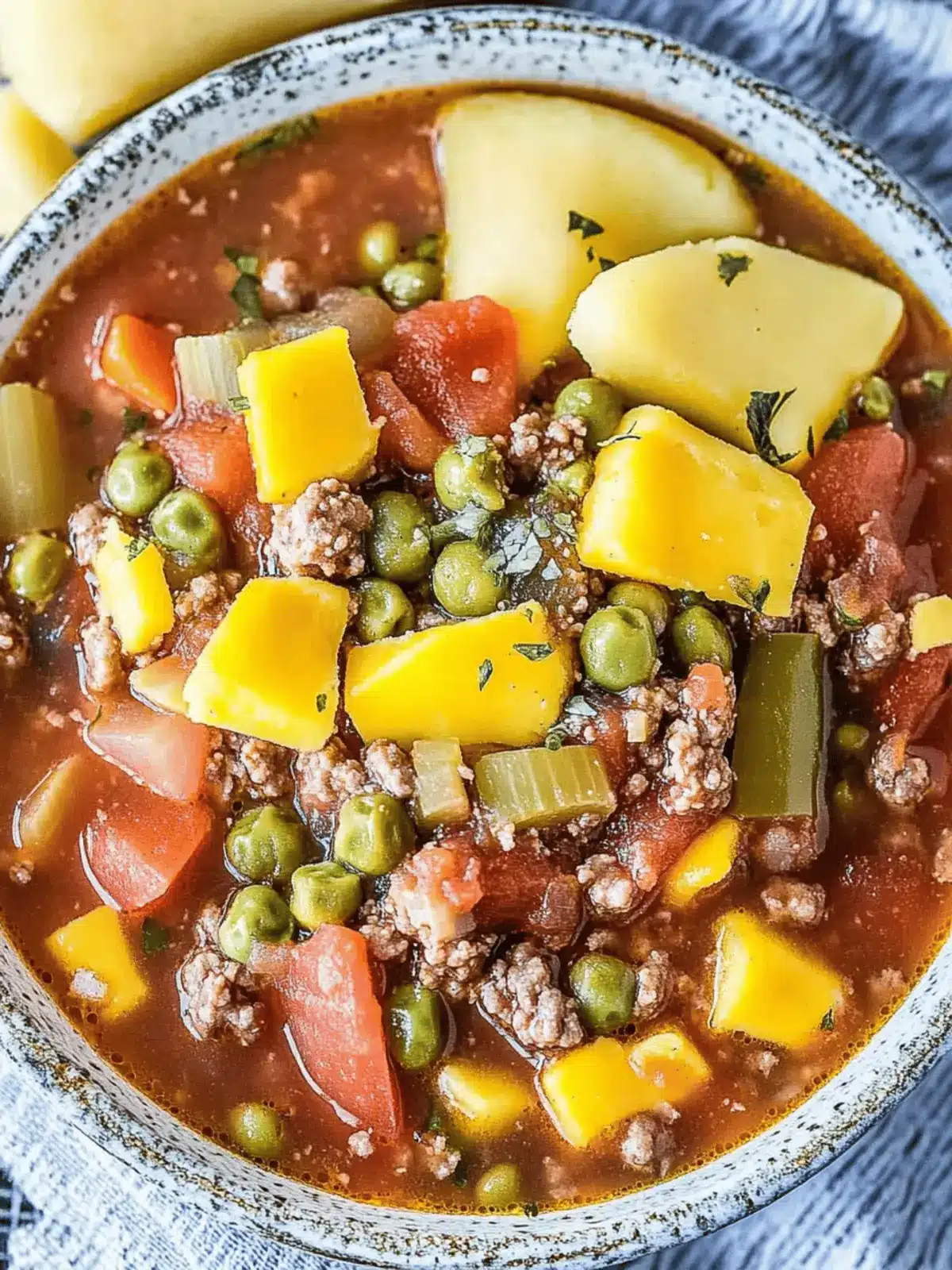 Crockpot Hamburger Soup