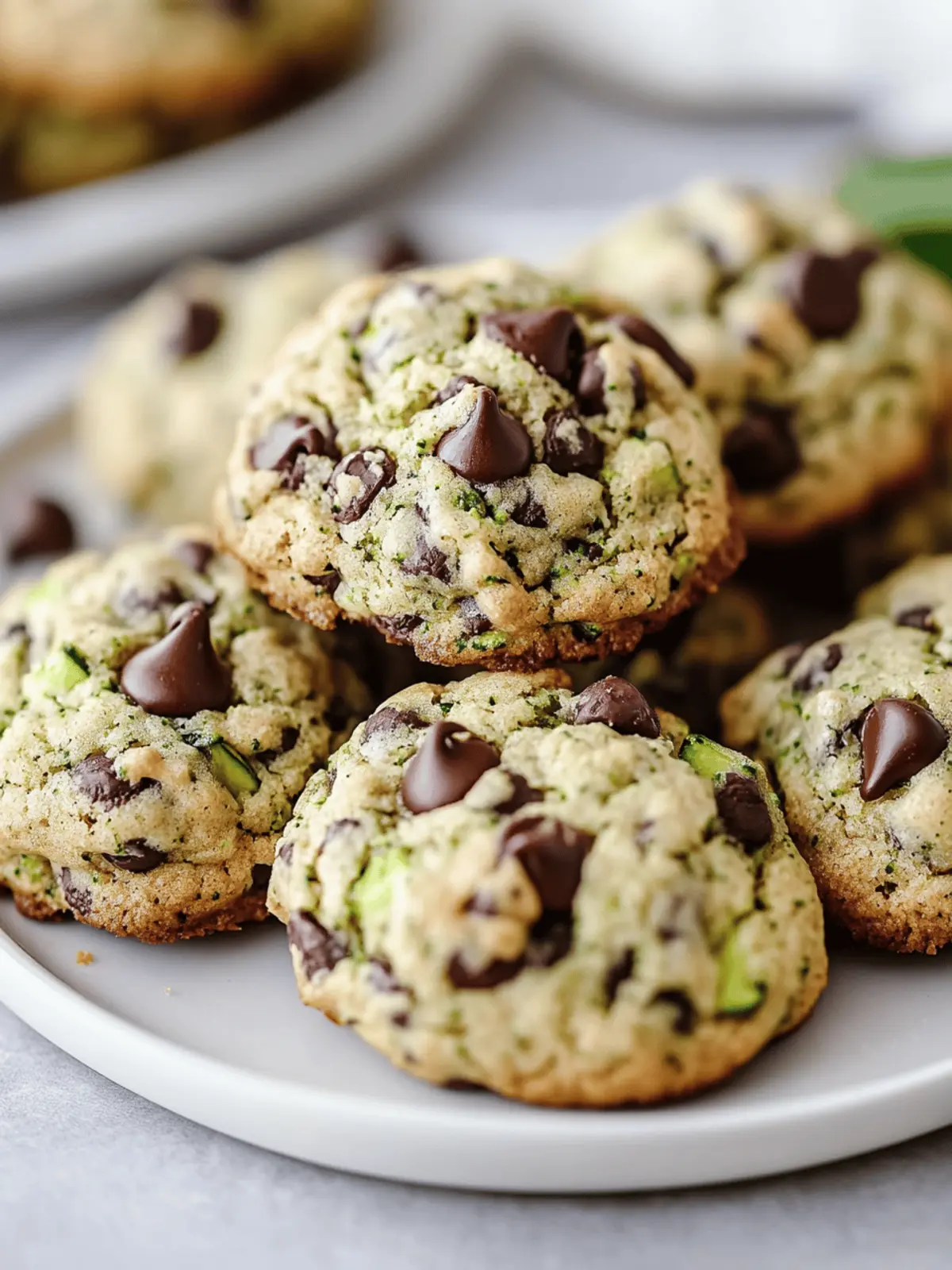 Zucchini Chocolate Chip Cookies