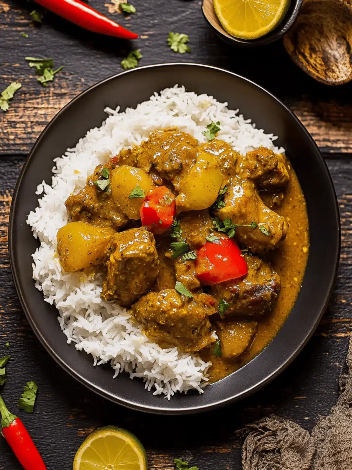 Authentic Jamaican Curry Chicken