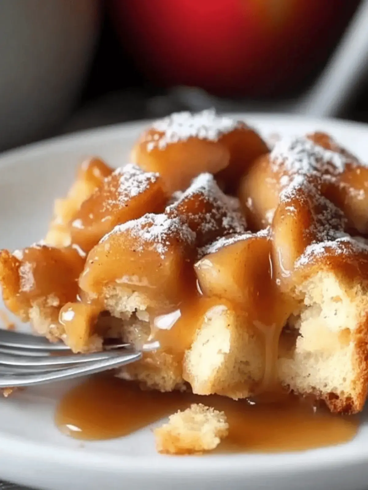 Caramel Apple Bread Pudding