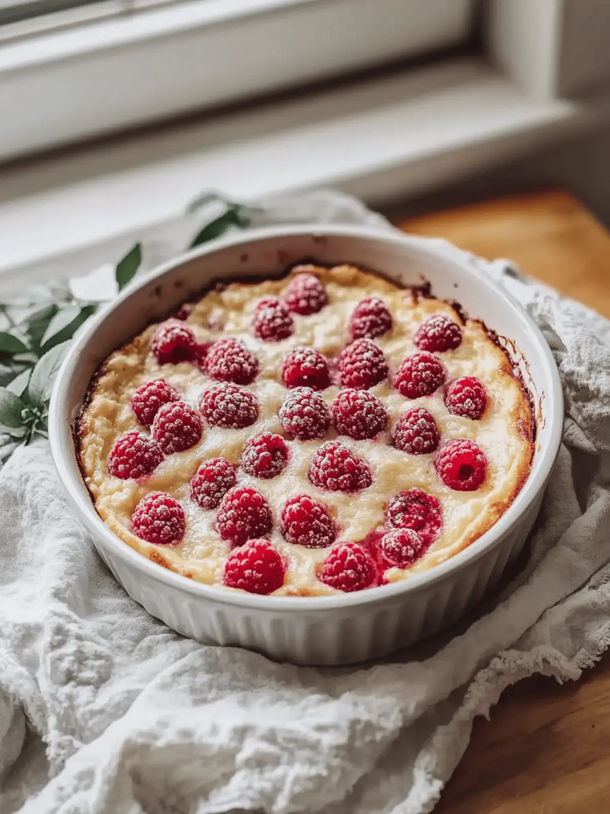 Raspberry and White Chocolate Bake
