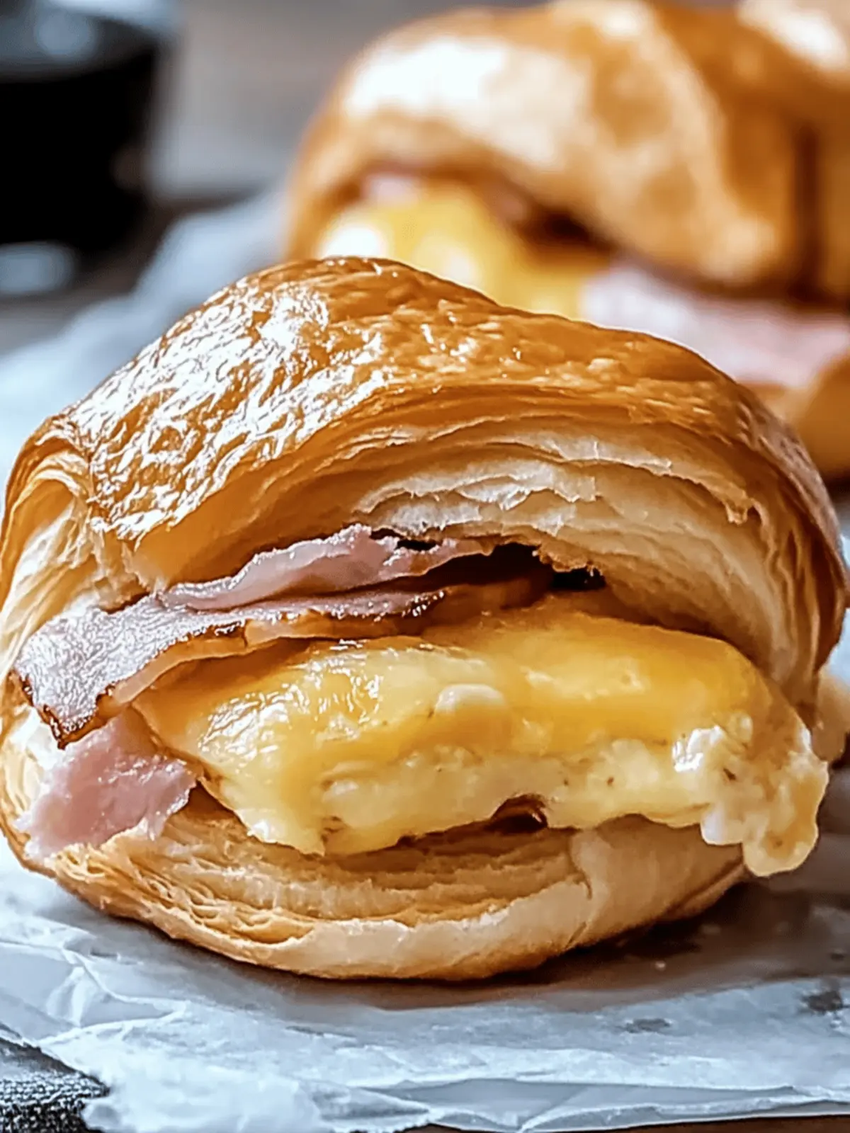 Croissant Breakfast Sandwiches