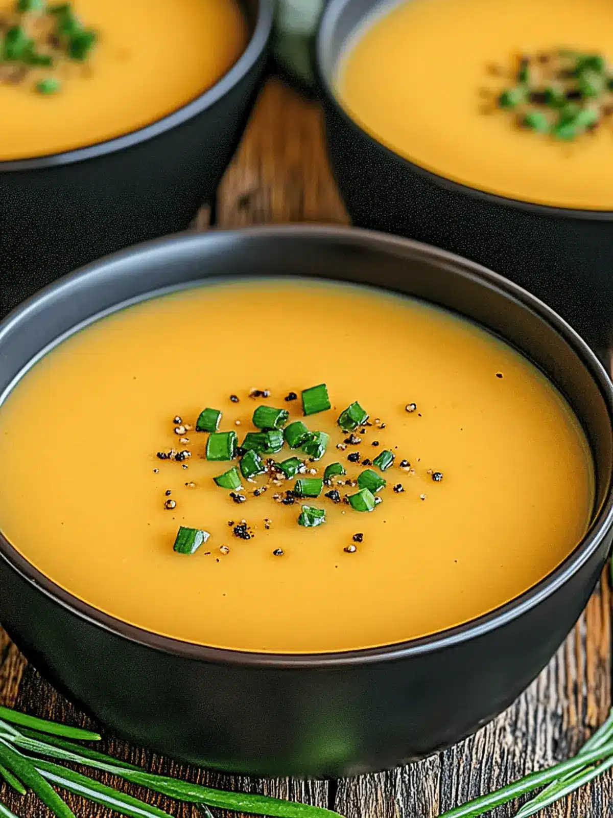Maple Butternut Squash and Apple Soup