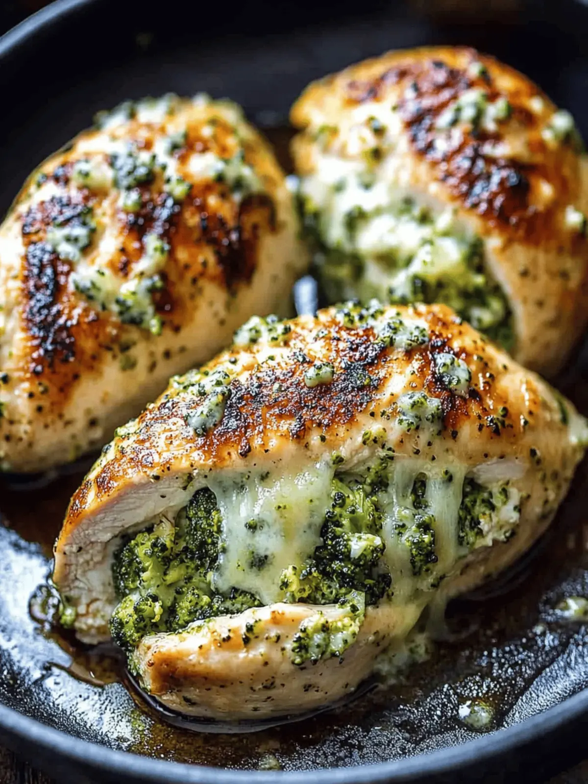 Broccoli Cheddar Stuffed Chicken Breasts