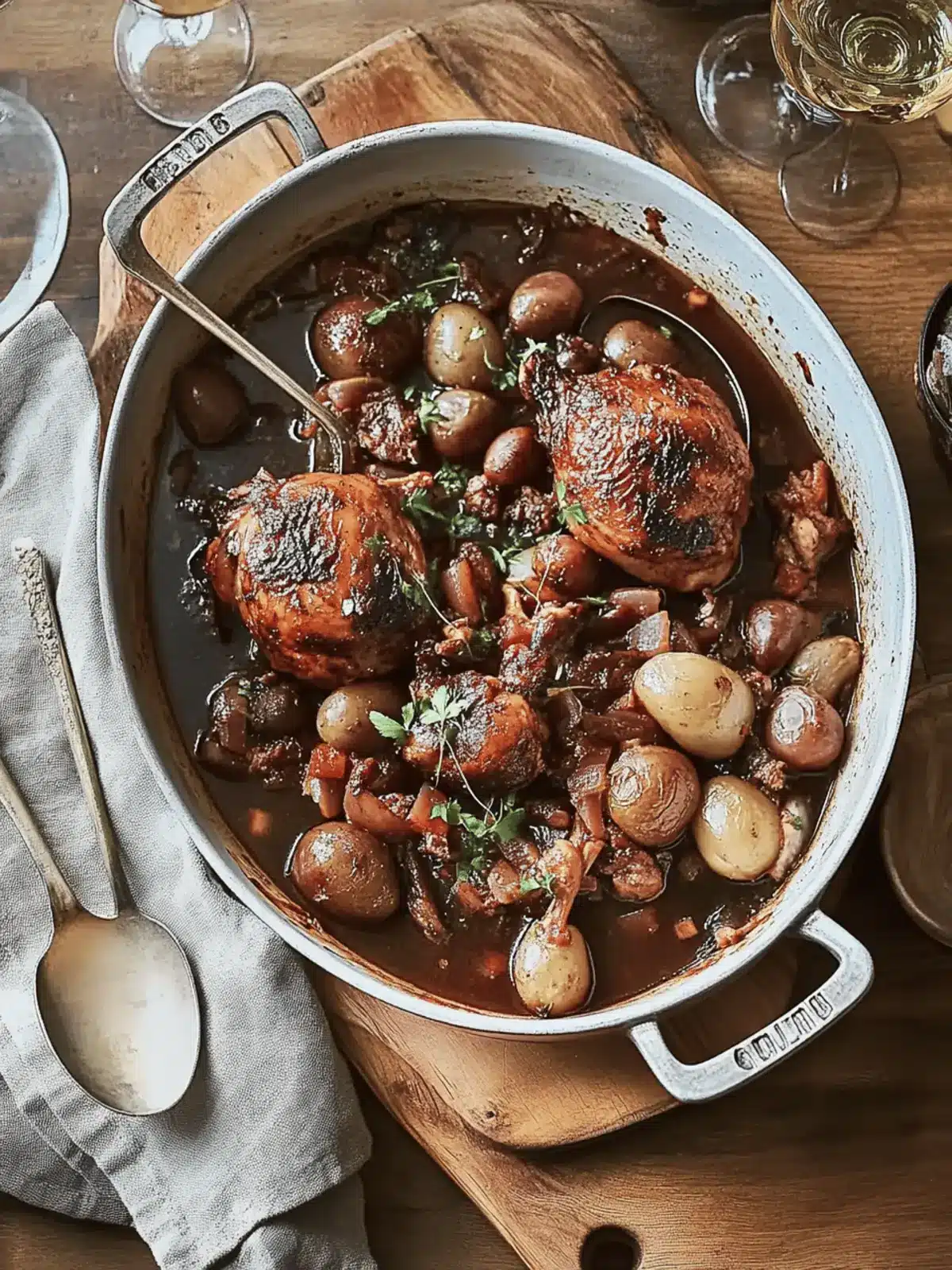 Cajun Coq au Vin