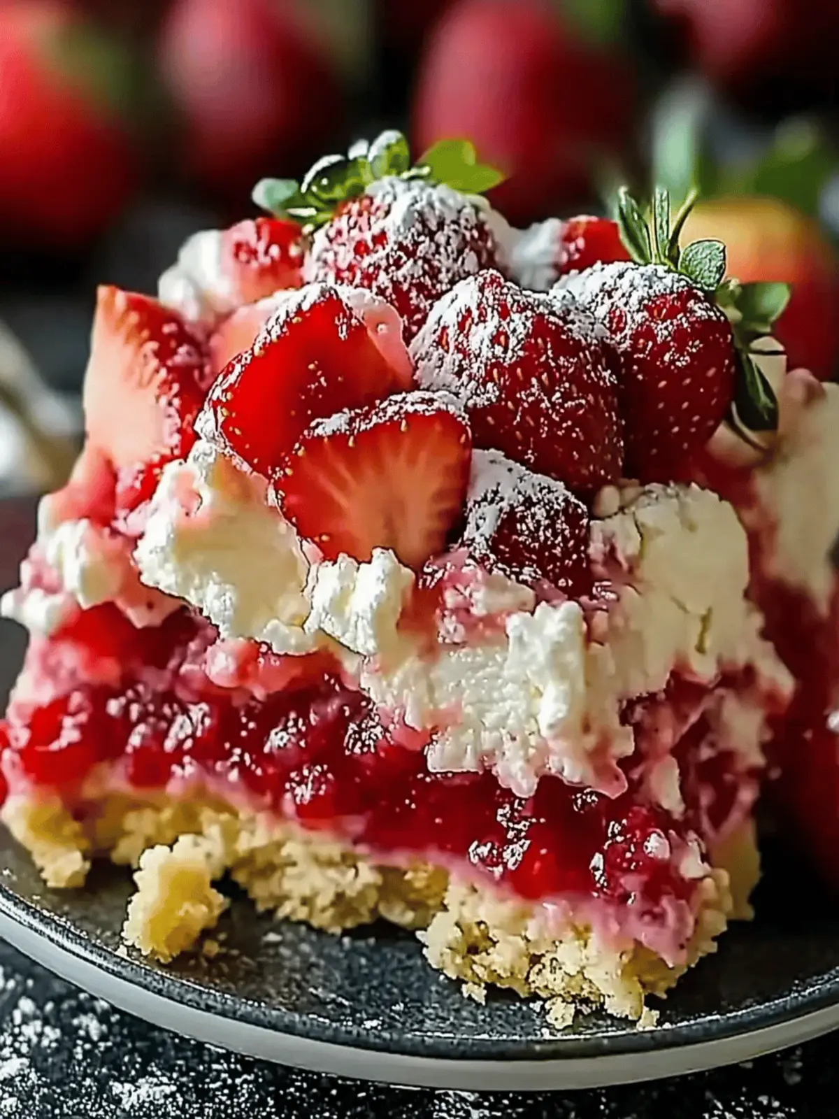 Irresistible Strawberry Cheesecake Dump Cake Recipe Delight
