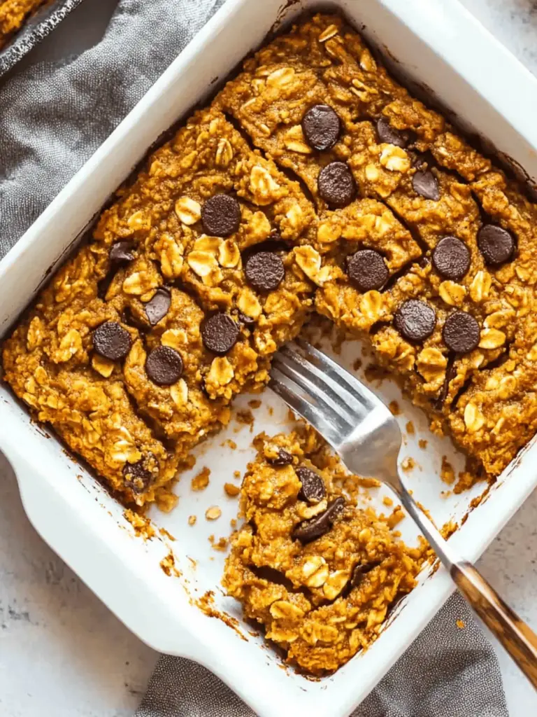 Pumpkin Baked Oatmeal