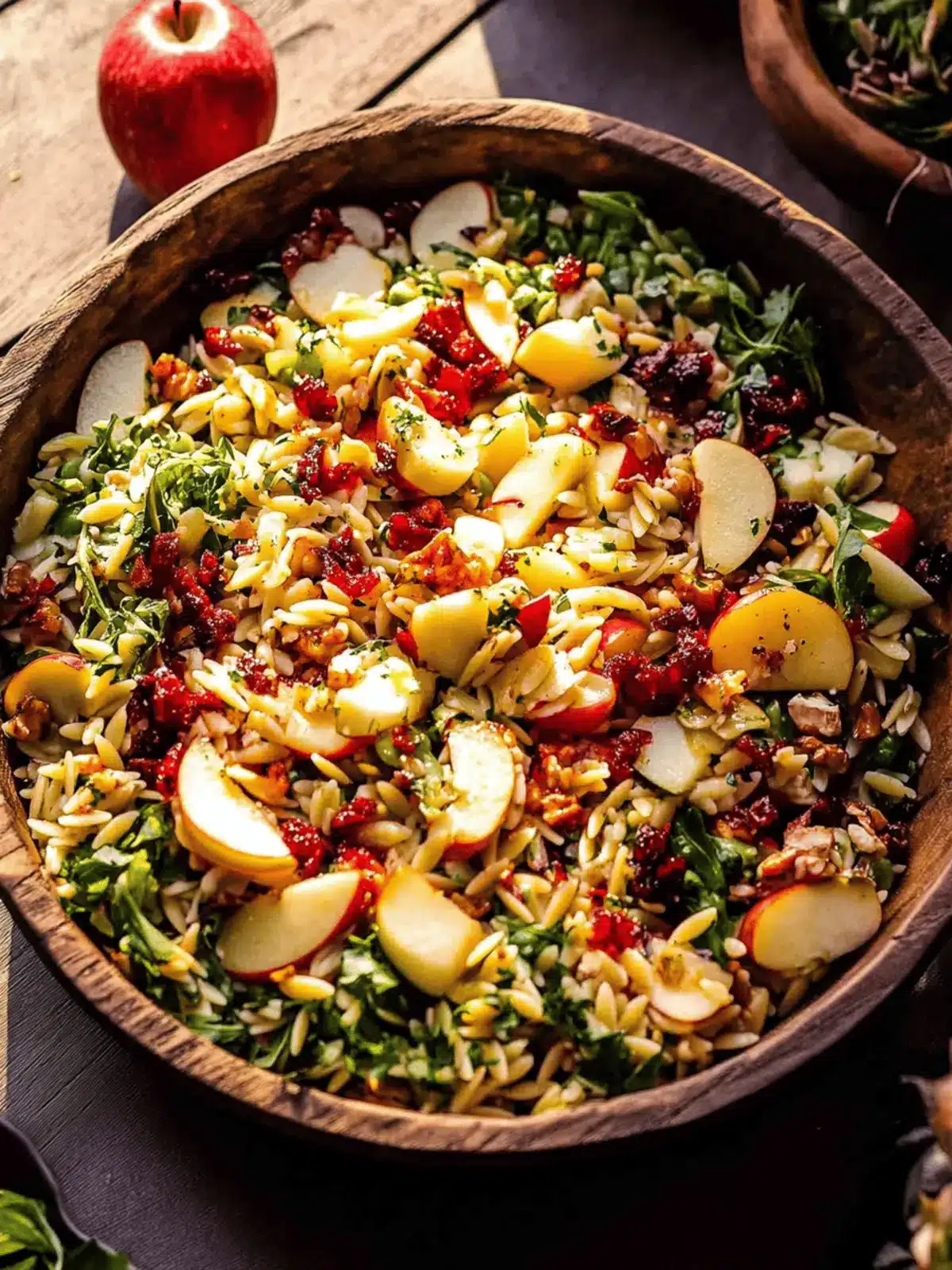 Fall Harvest Apple Orzo Salad