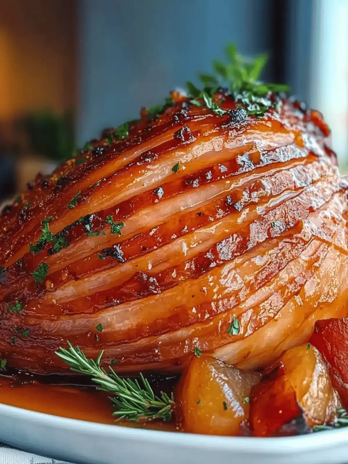 Thanksgiving Honey Glazed Ham