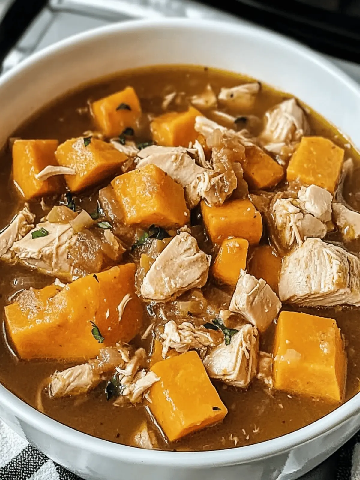 Crockpot Turkey Sweet Potato Stew