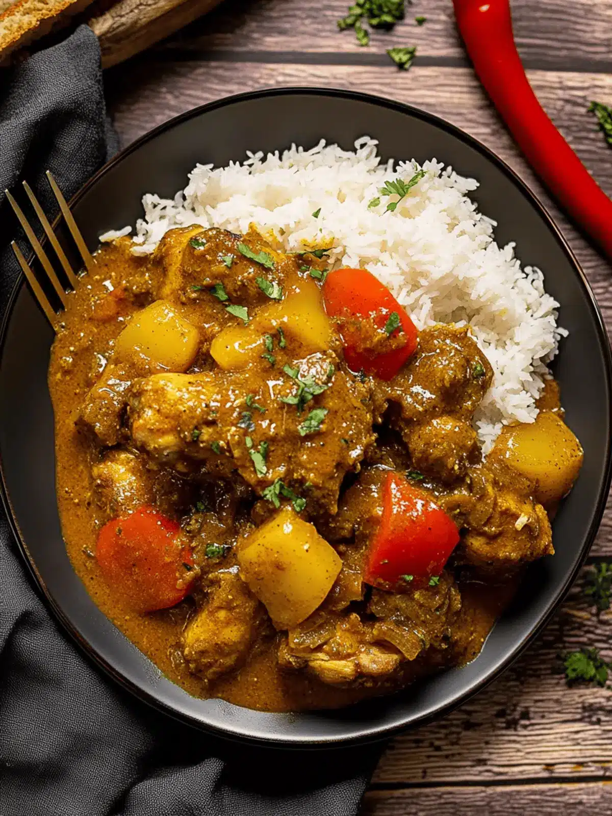Authentic Jamaican Curry Chicken