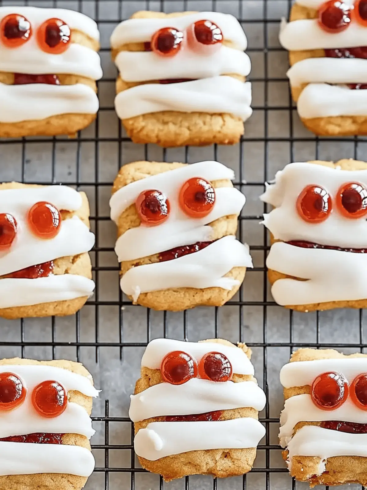 Spooky Keto Cheesecake Mummy Cookies