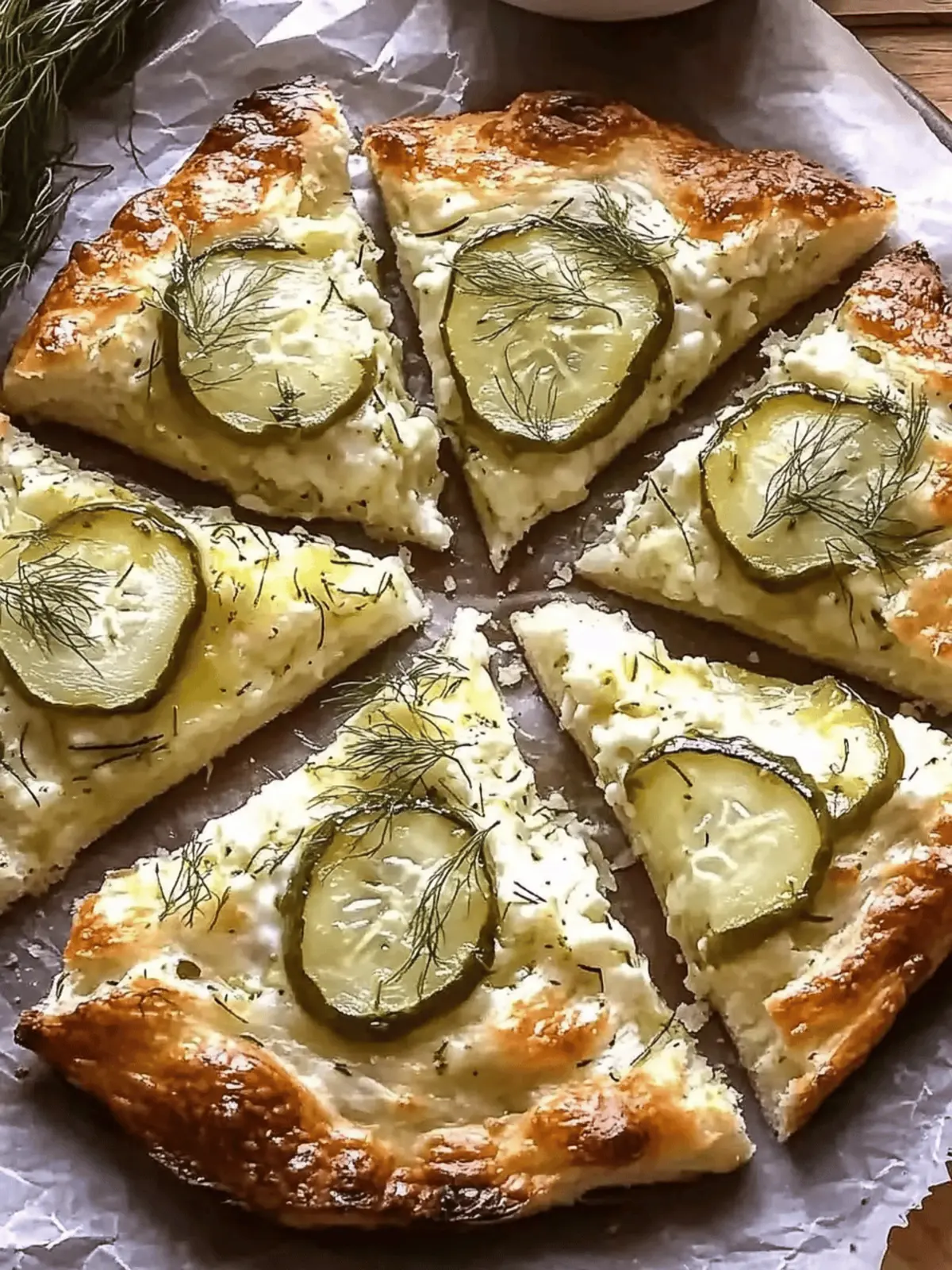 Dill Pickle Focaccia Bread