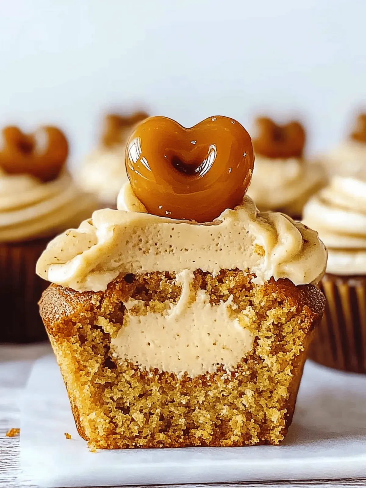 Pumpkin Cheesecake Cupcake