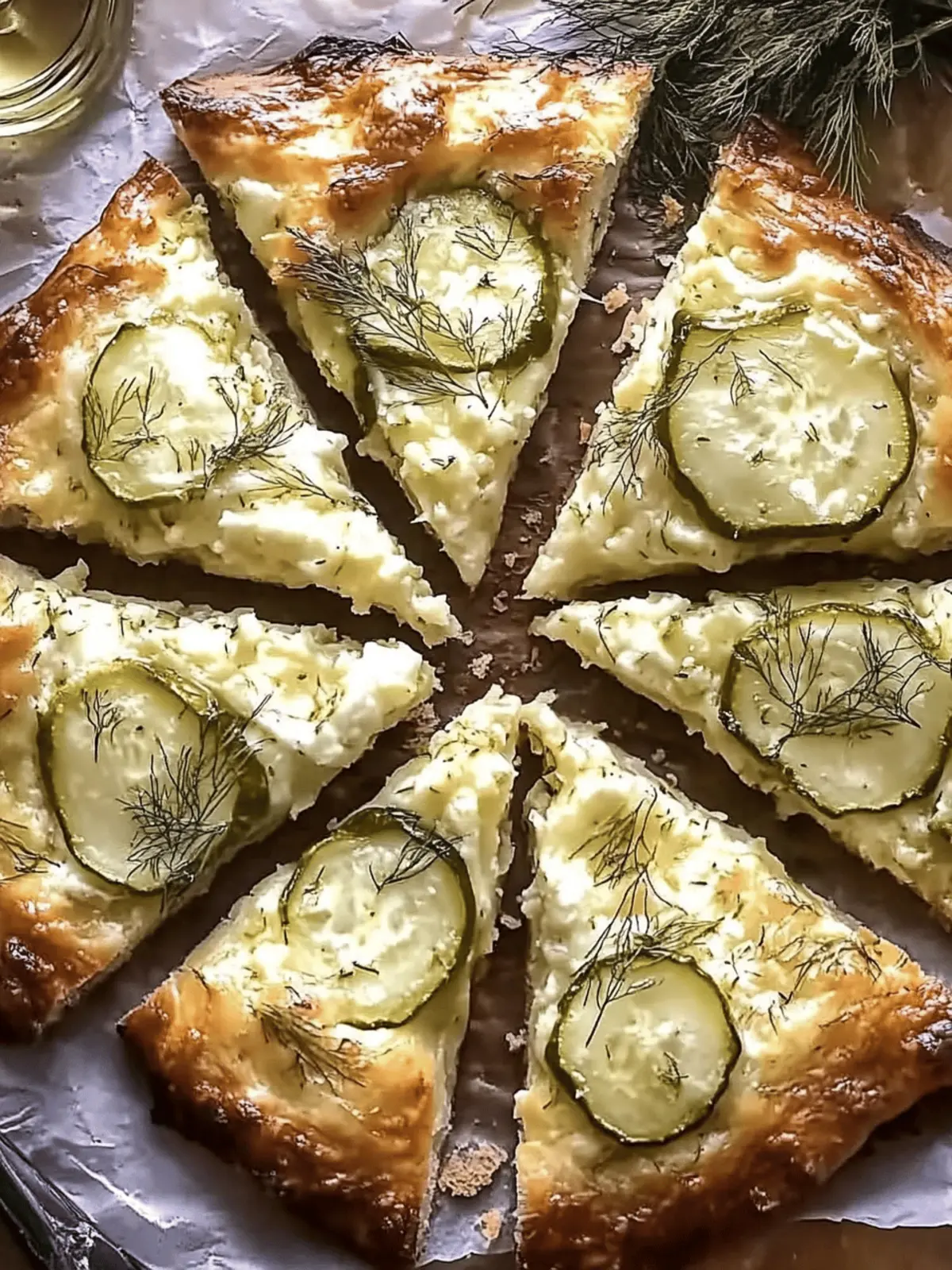 Dill Pickle Focaccia Bread