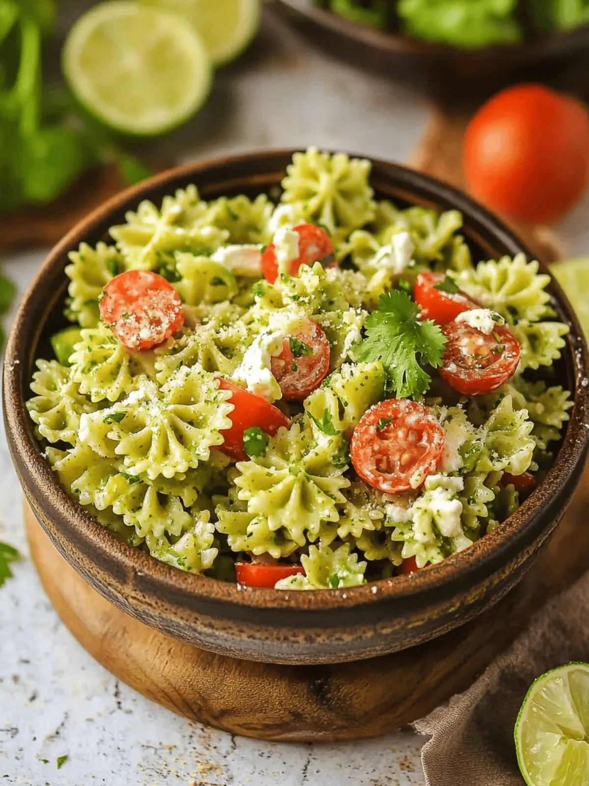 Cilantro Lime Pasta Salad