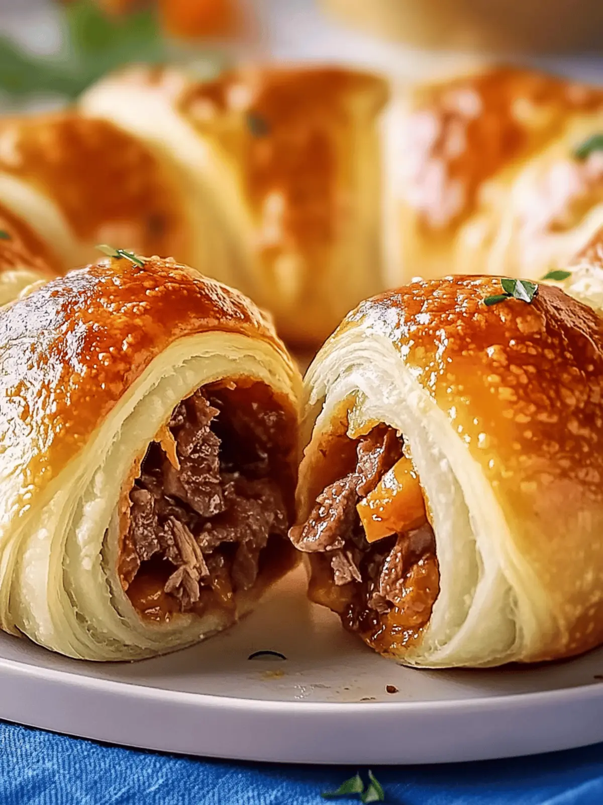 Philly Cheese Steak Crescent Ring