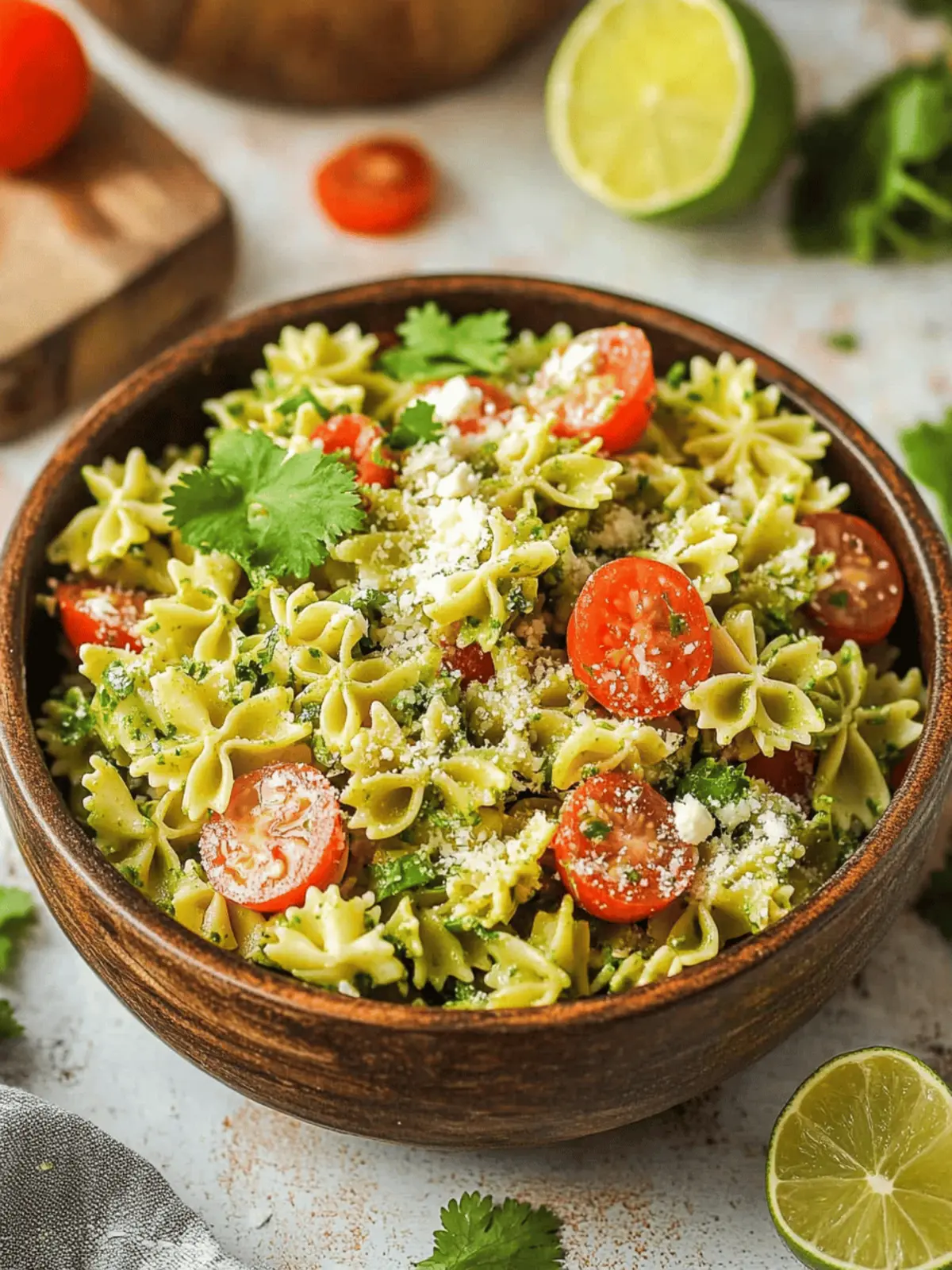 Cilantro Lime Pasta Salad