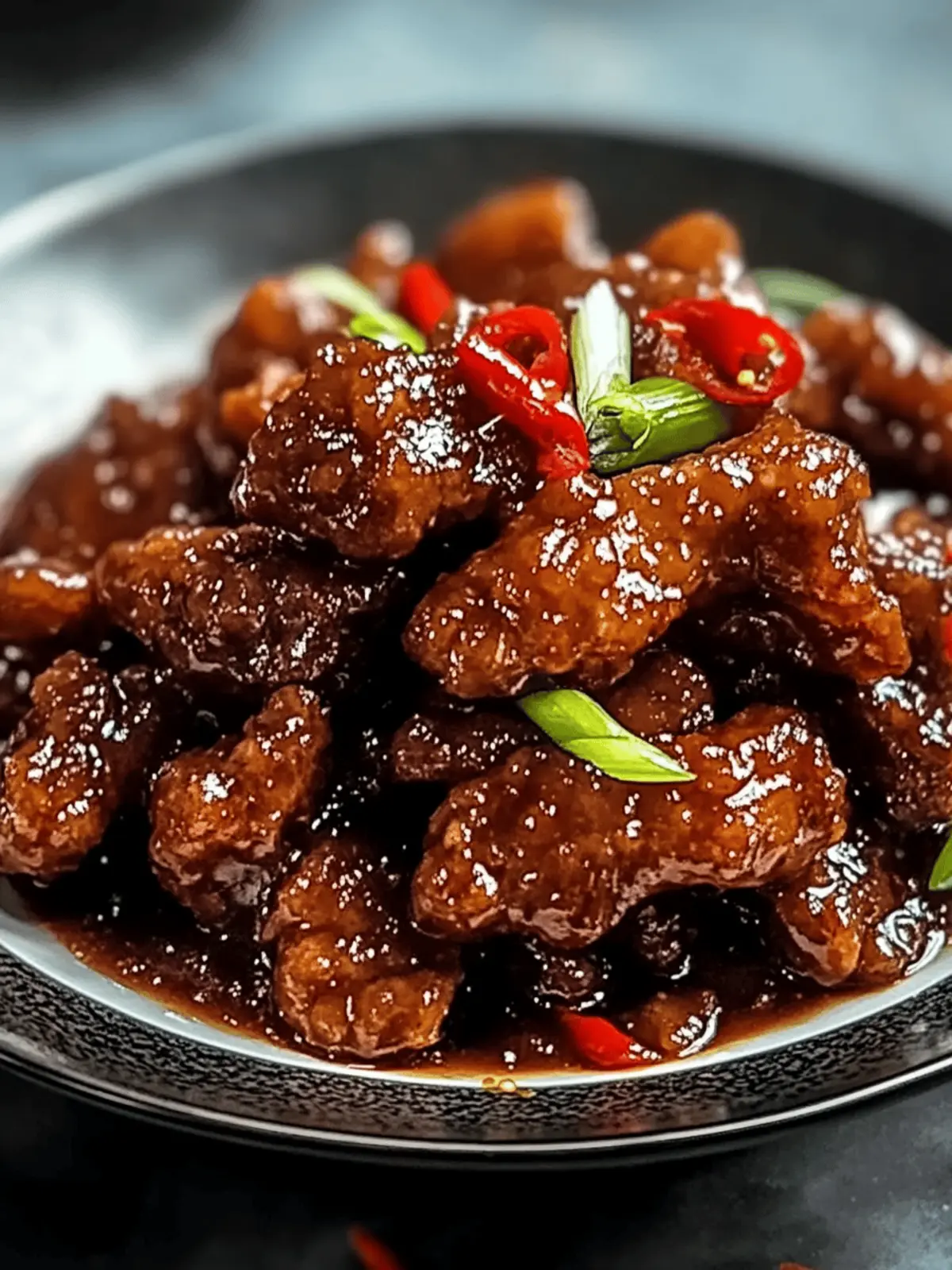 Crispy Chilli Beef