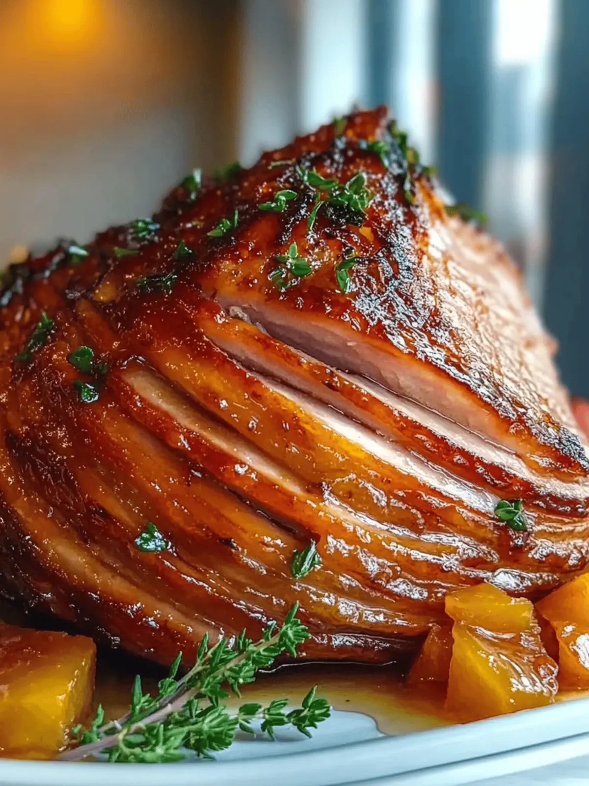 Thanksgiving Honey Glazed Ham
