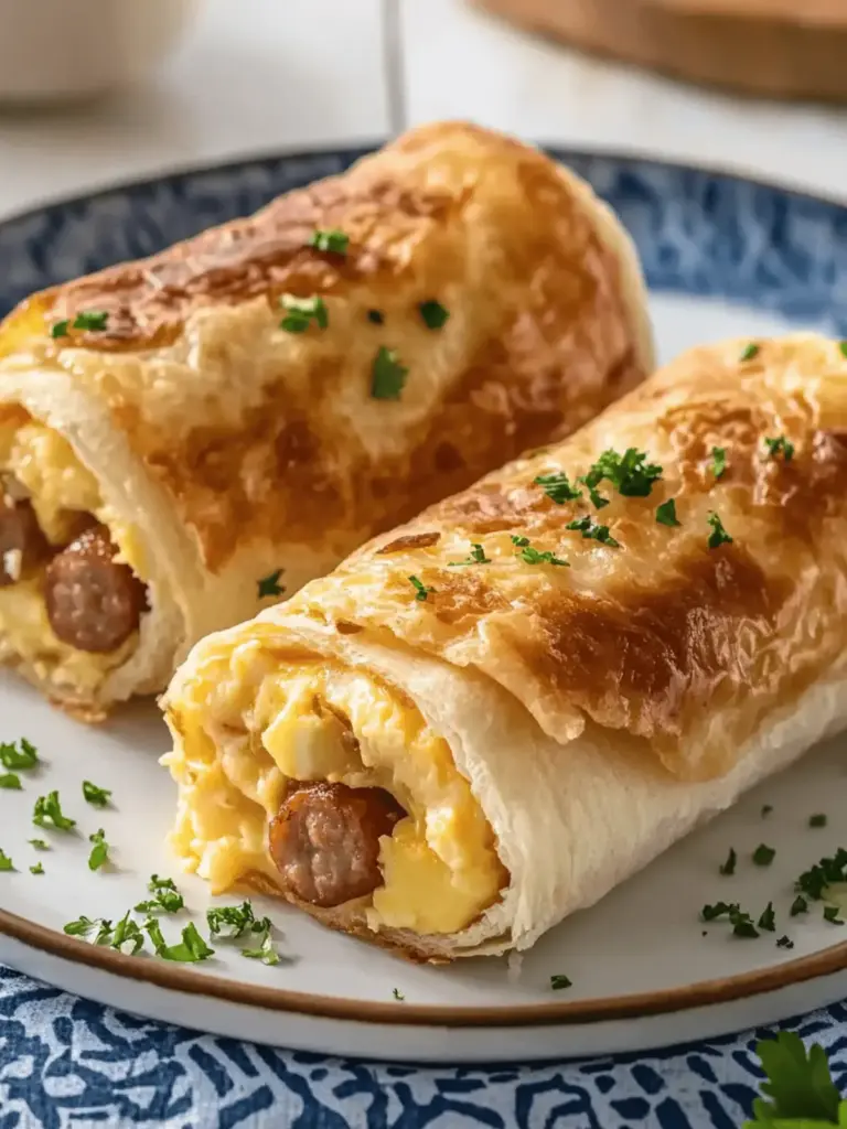 Sausage Egg Breakfast Roll-Ups