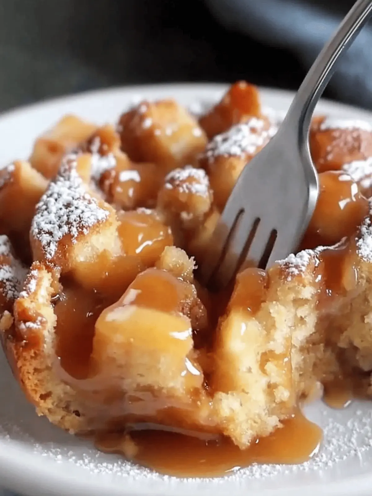 Caramel Apple Bread Pudding