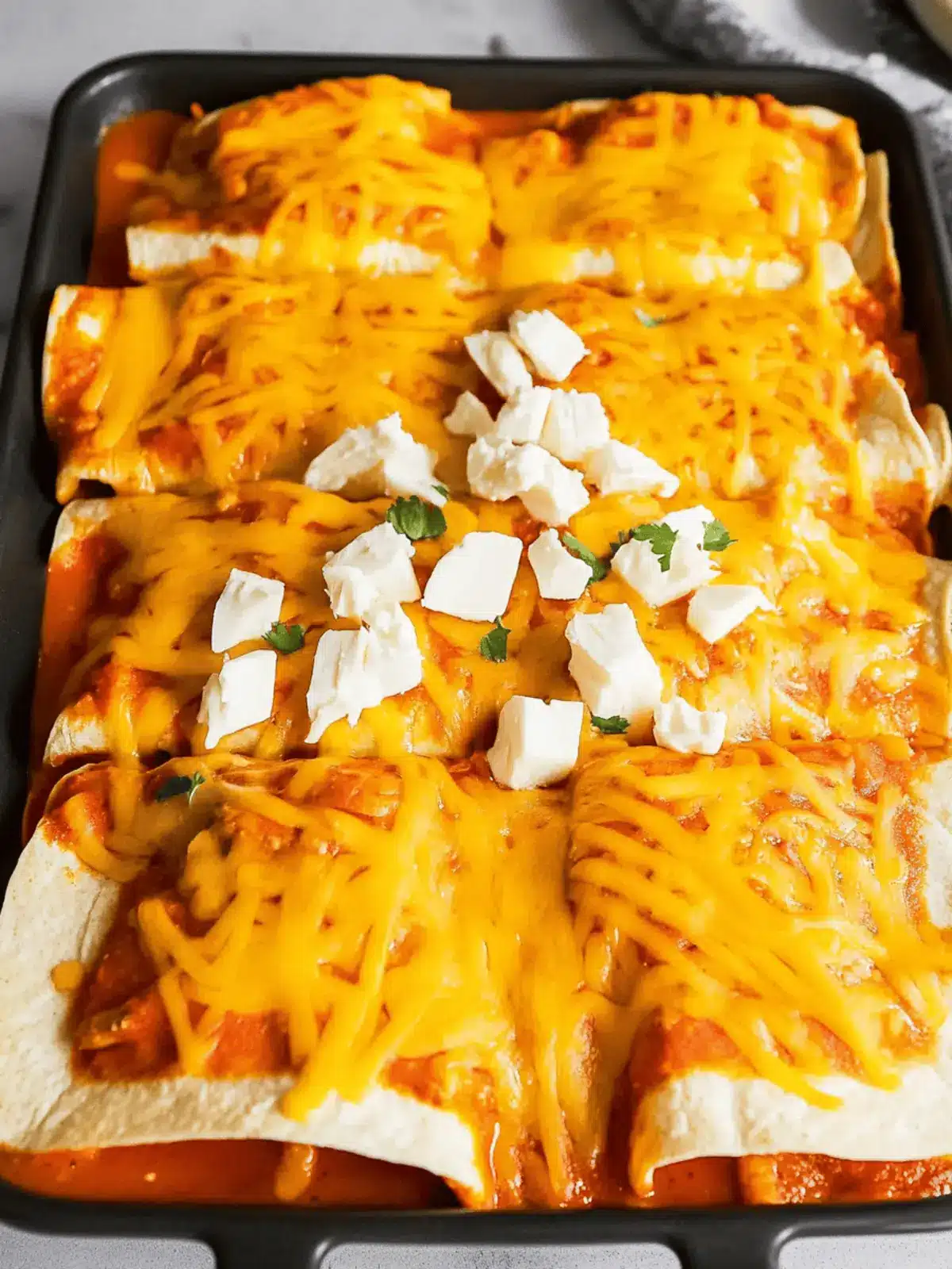 Easy Vegan Jackfruit Enchiladas