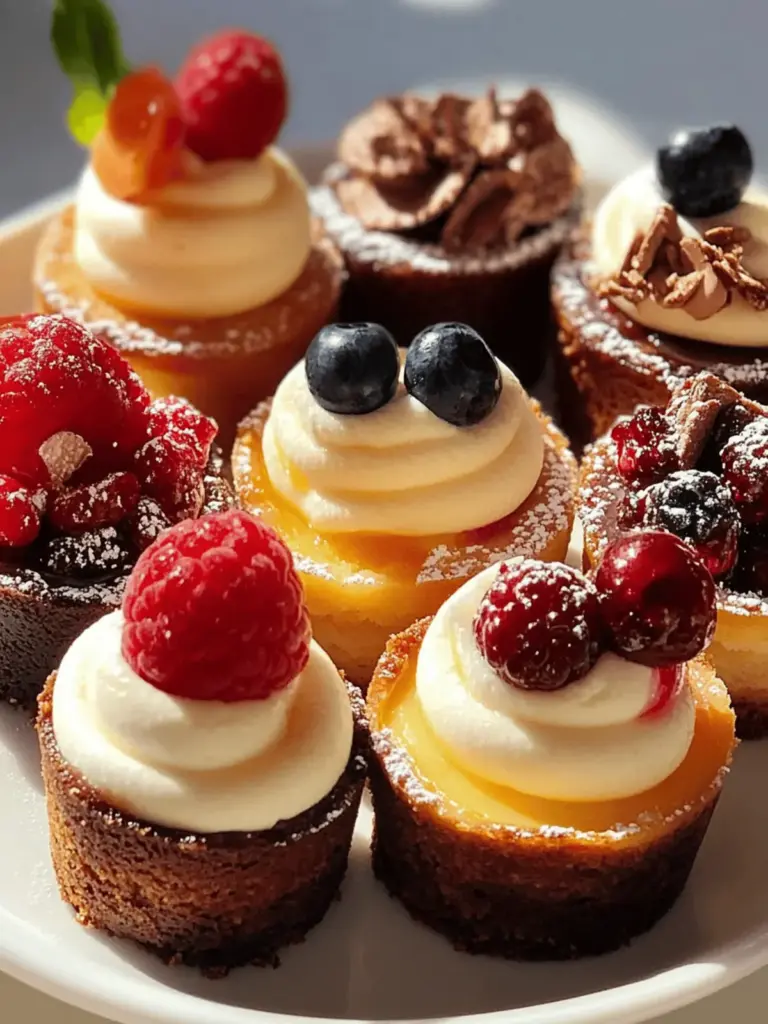 Mini dessert ideas that will delight your taste buds!