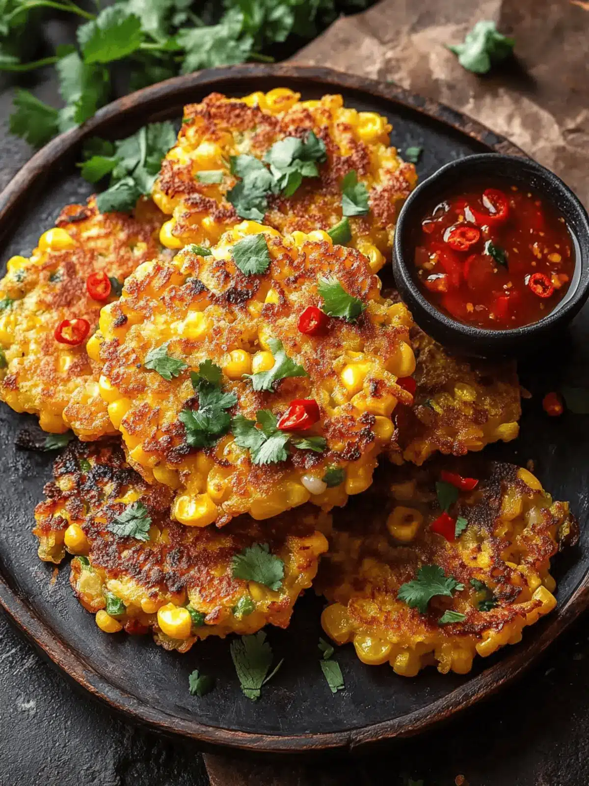 Deliciously Easy Spicy Corn Fritters