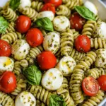 Pesto Caprese Pasta Salad