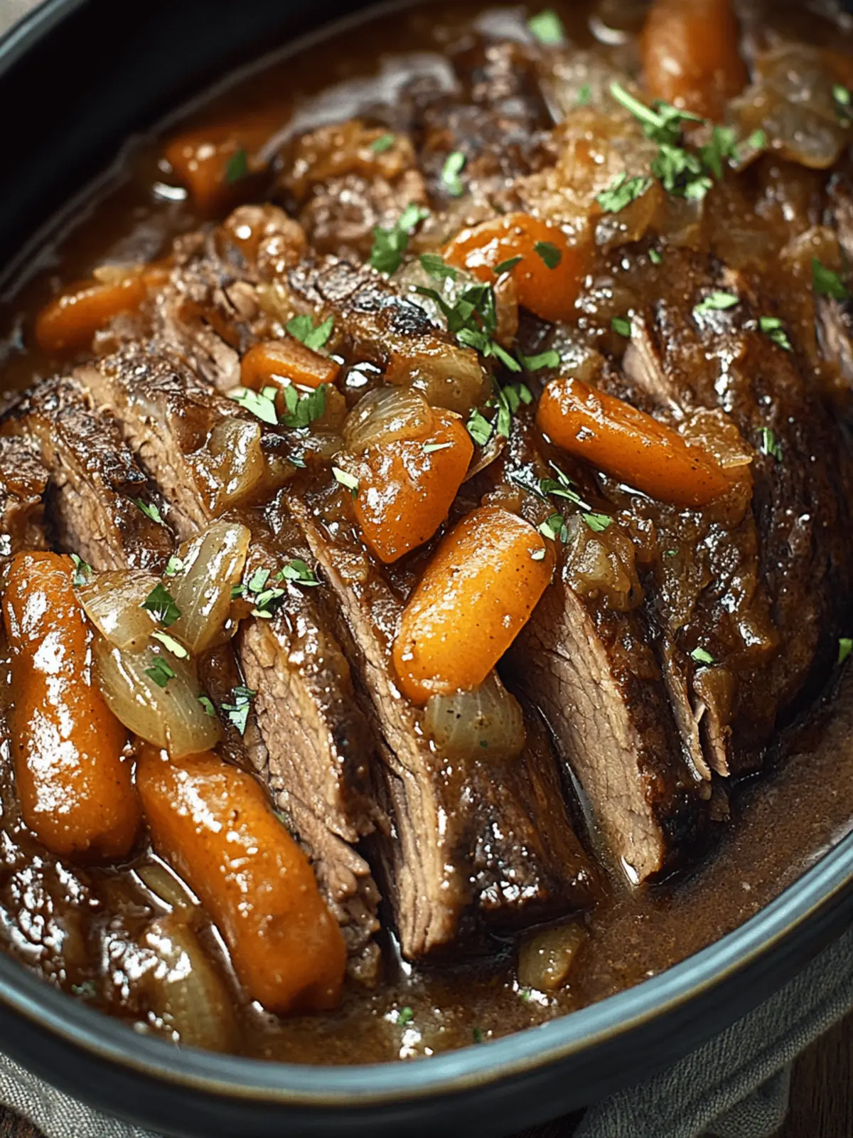 Jewish Braised Brisket for (Rosh Hashanah Recipe)