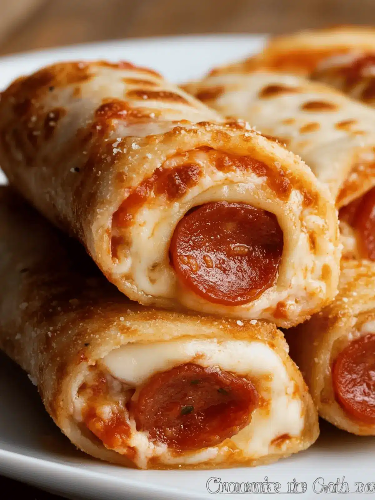 Cheesy Pepperoni Roll-Ups Recipe