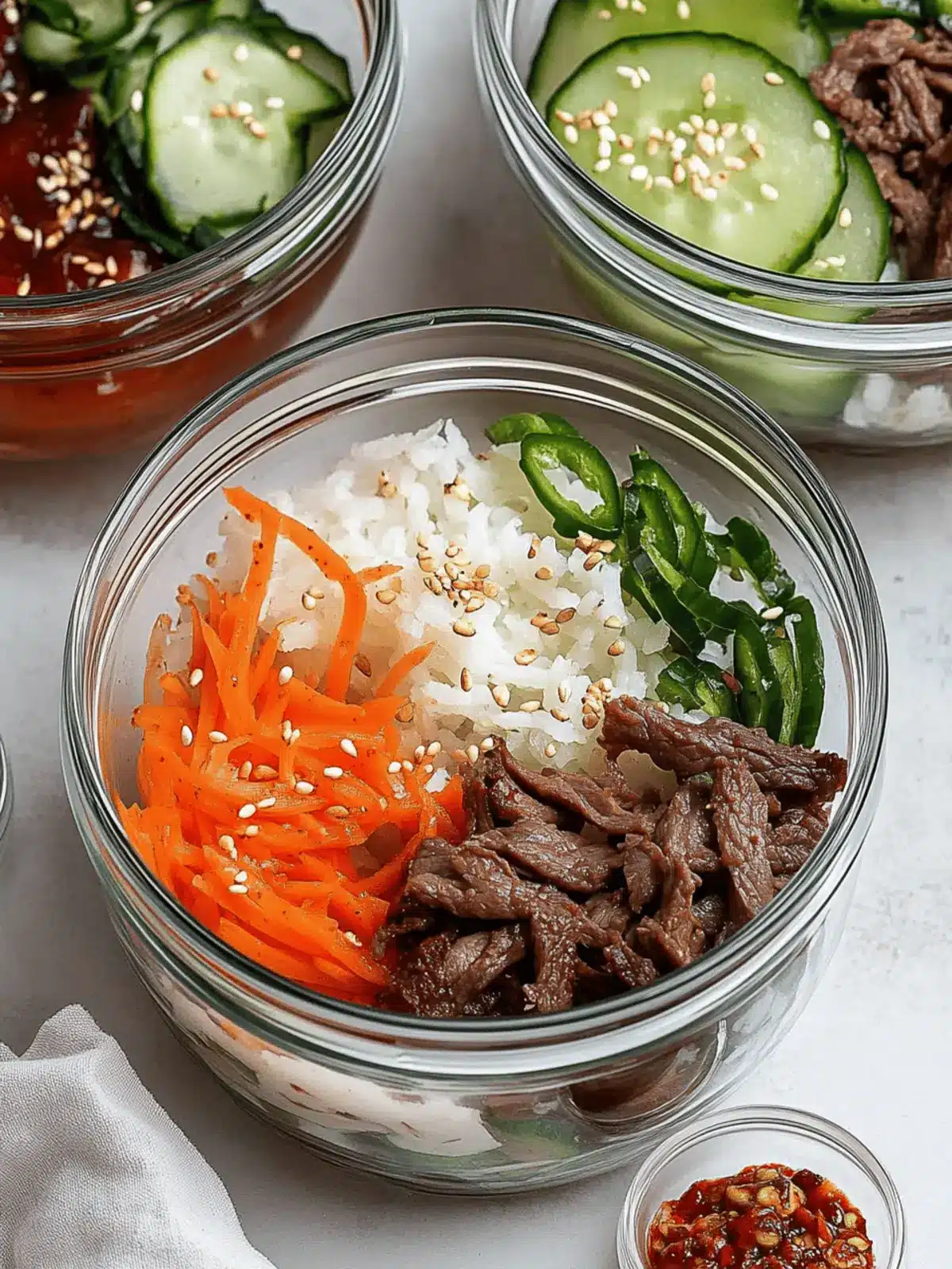 Korean Beef Meal Prep Bowls