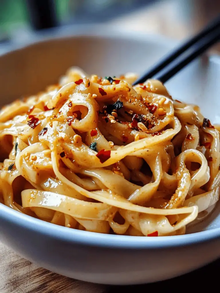 Aromatic Garlic Chilli Noodles with Soy and Vinegar
