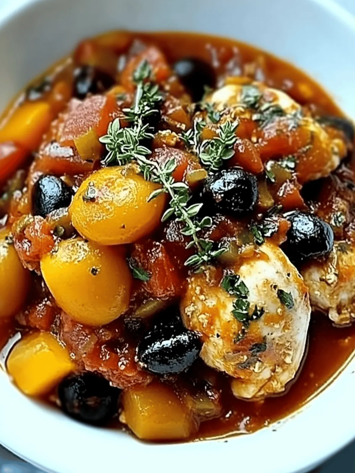 Tasty Slow Cooker Chicken Cacciatore