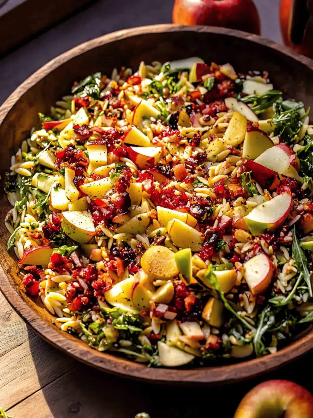 Fall Harvest Apple Orzo Salad