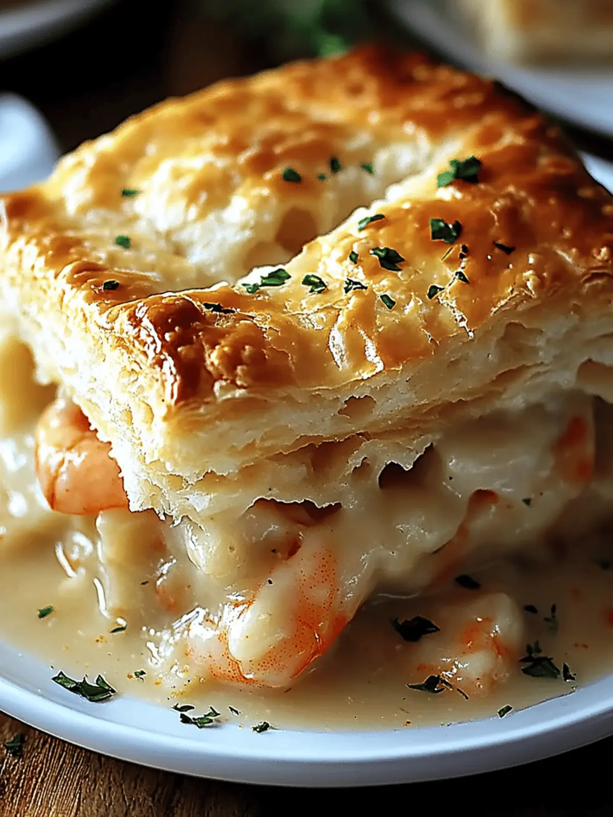 Cheddar Bay Biscuit Seafood Pot Pie