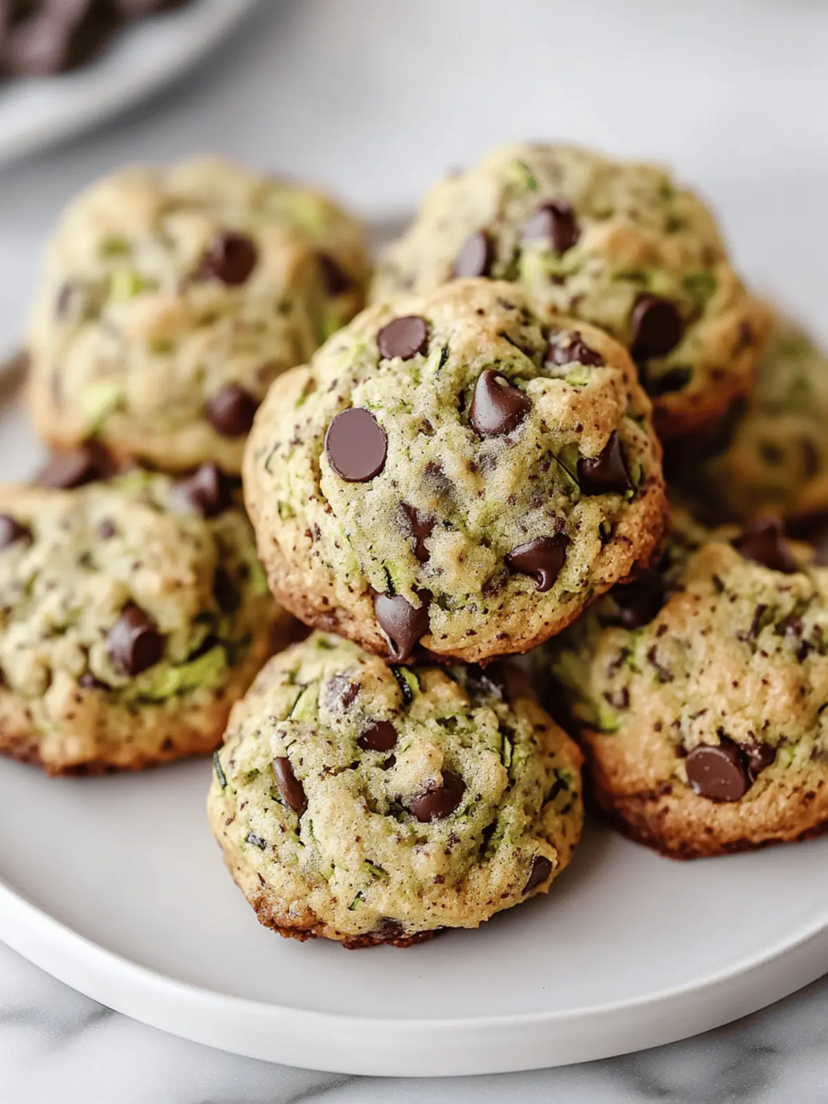 Zucchini Chocolate Chip Cookies