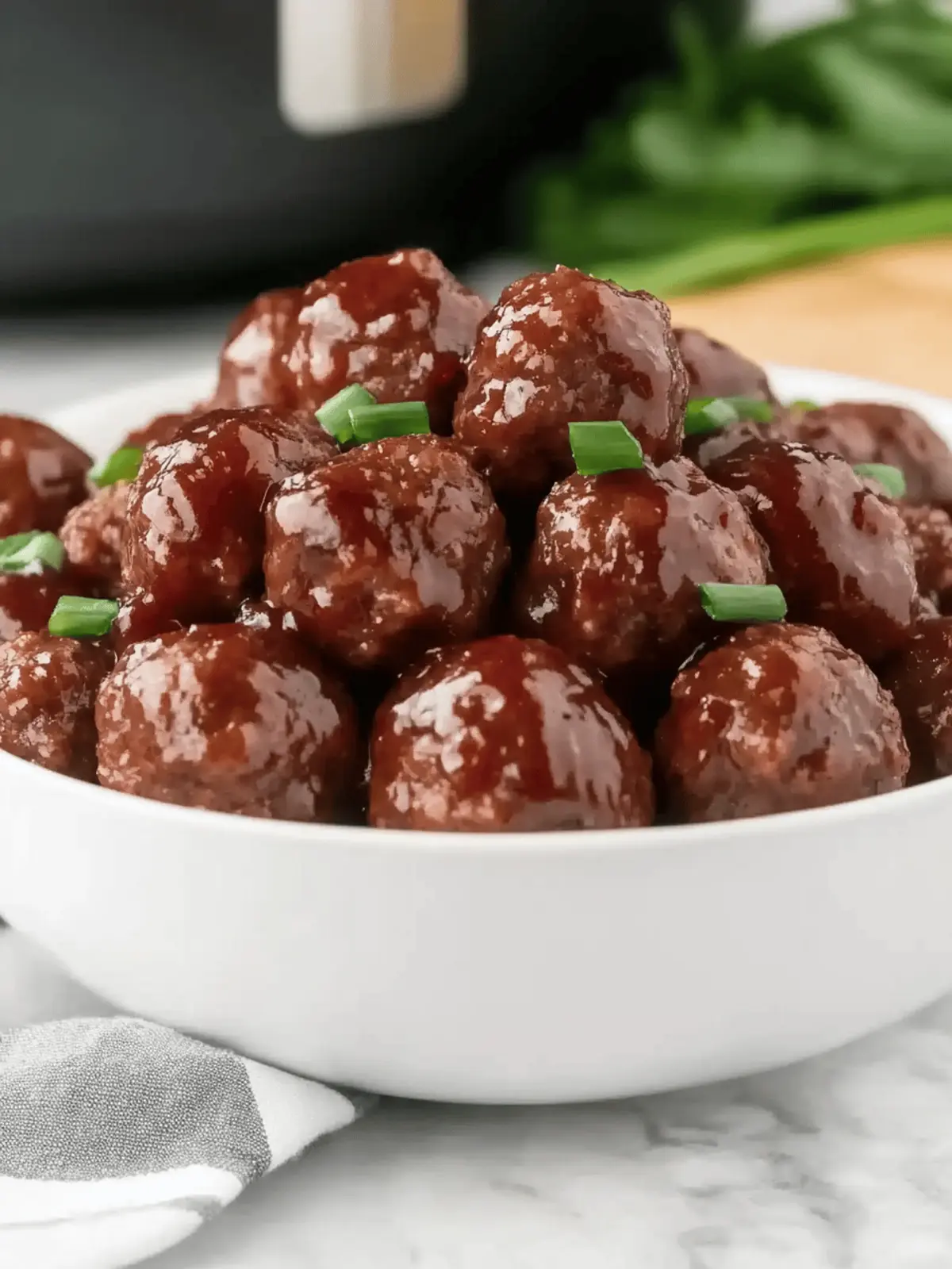 Slow Cooker Grape Jelly Meatballs