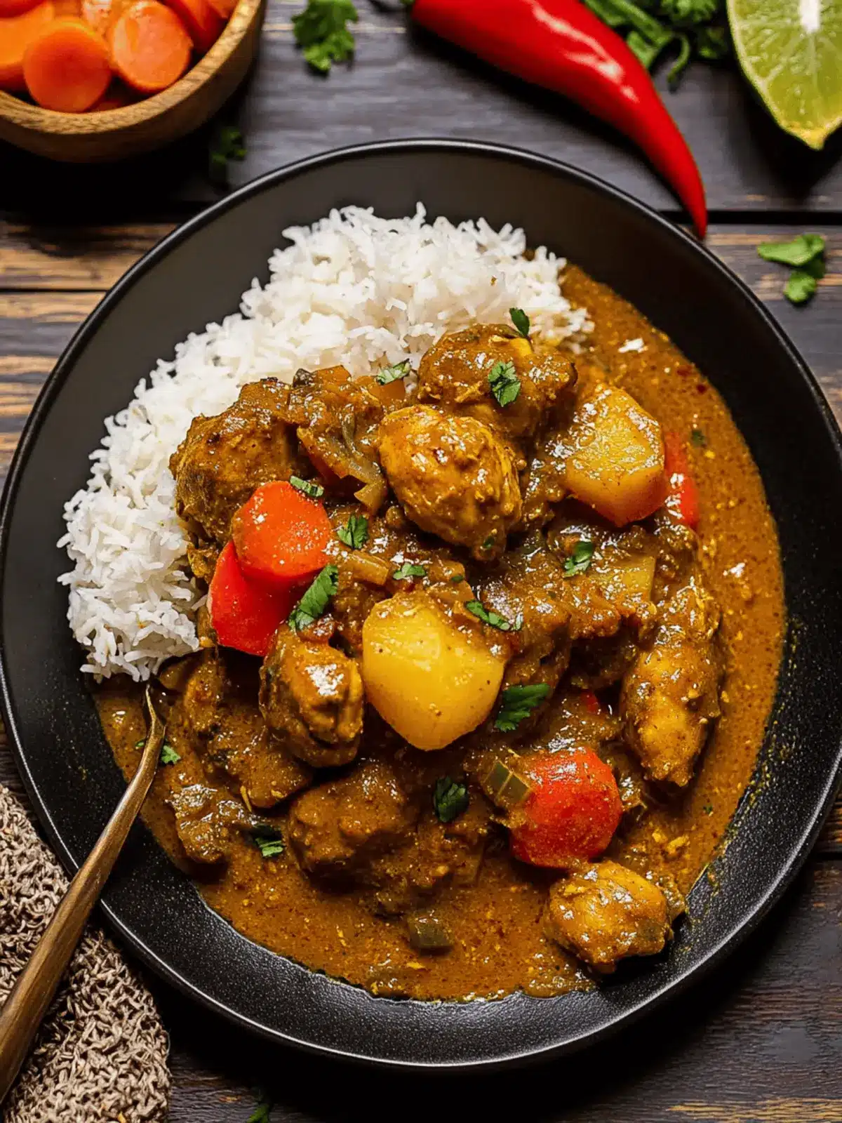 Authentic Jamaican Curry Chicken