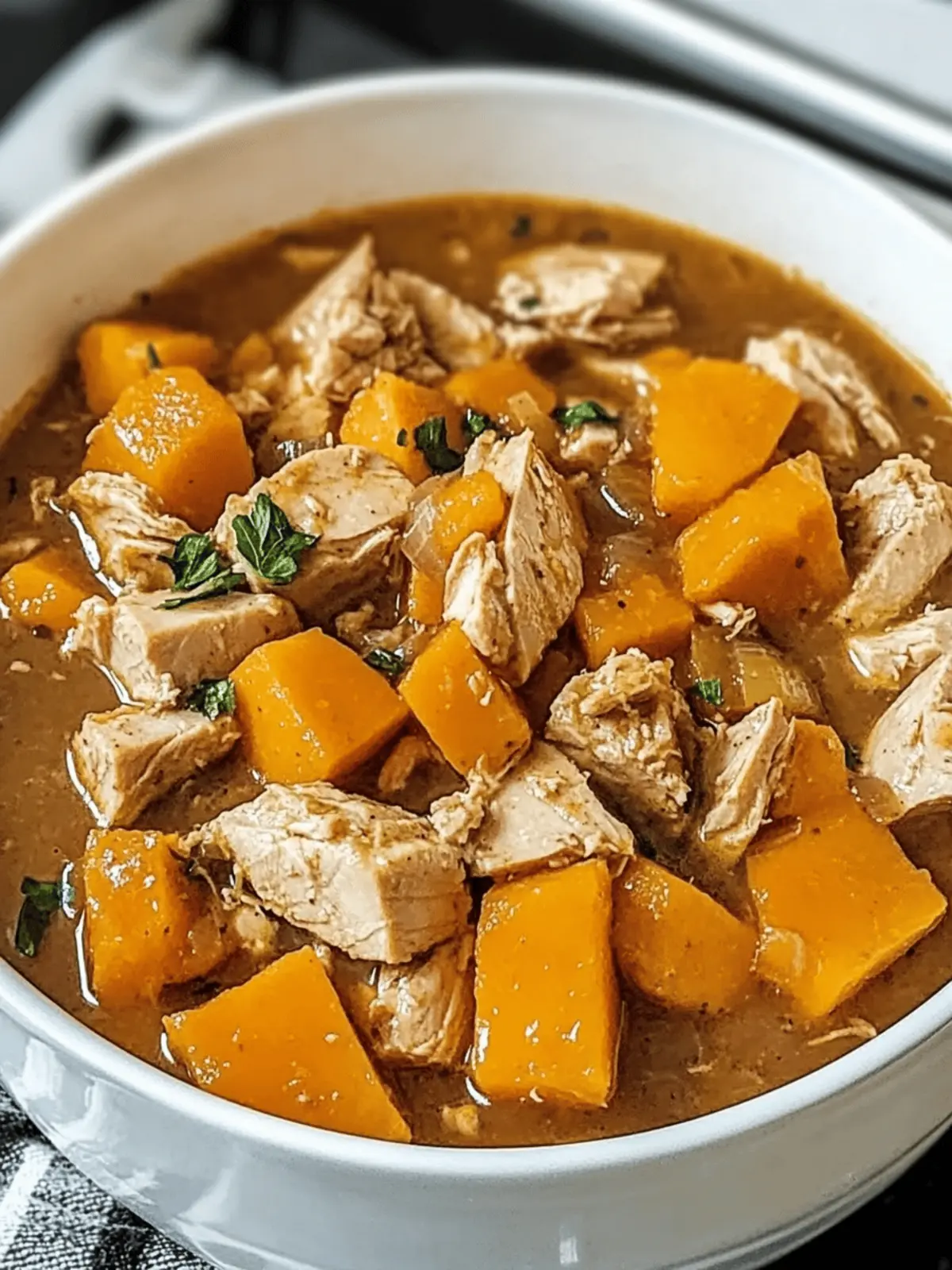 Crockpot Turkey Sweet Potato Stew