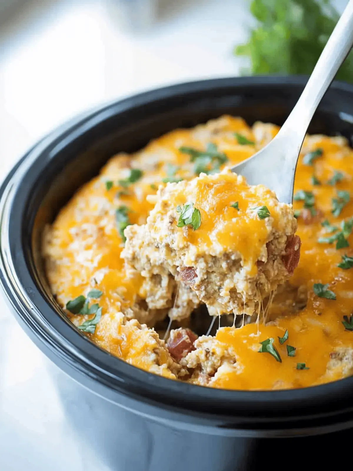 Crockpot Breakfast Casserole