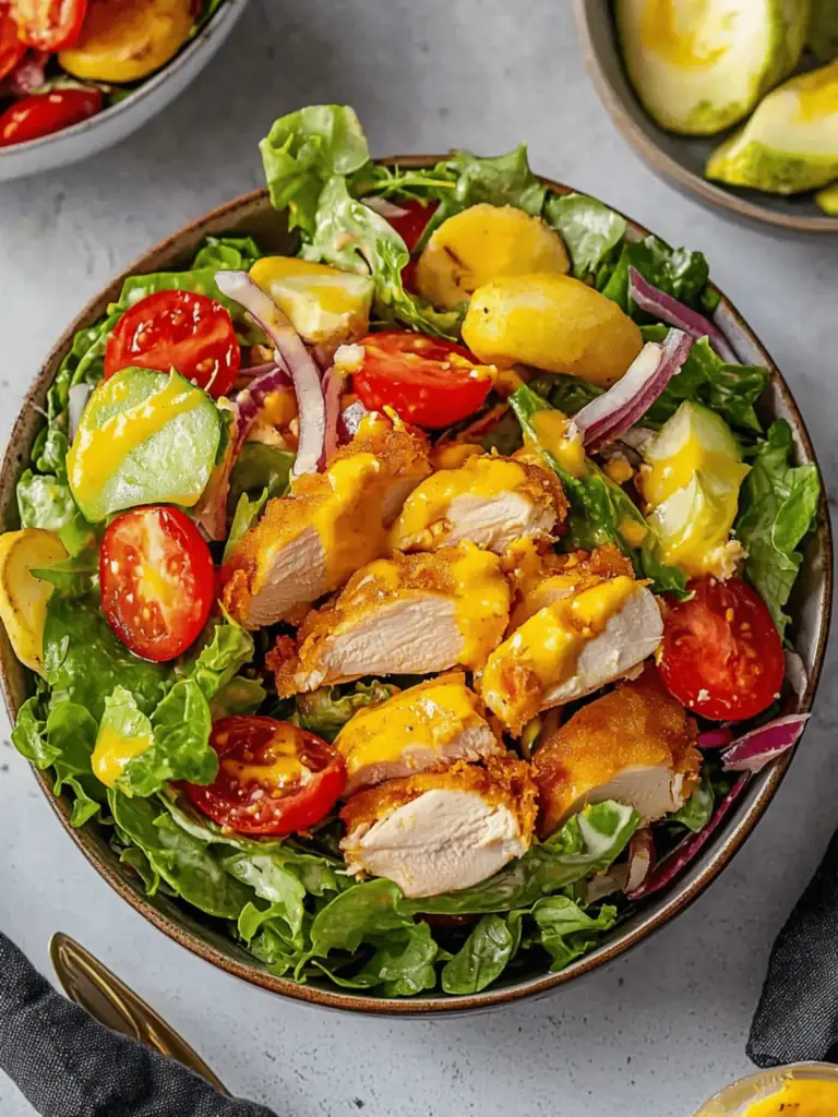 Crispy Chicken Salad