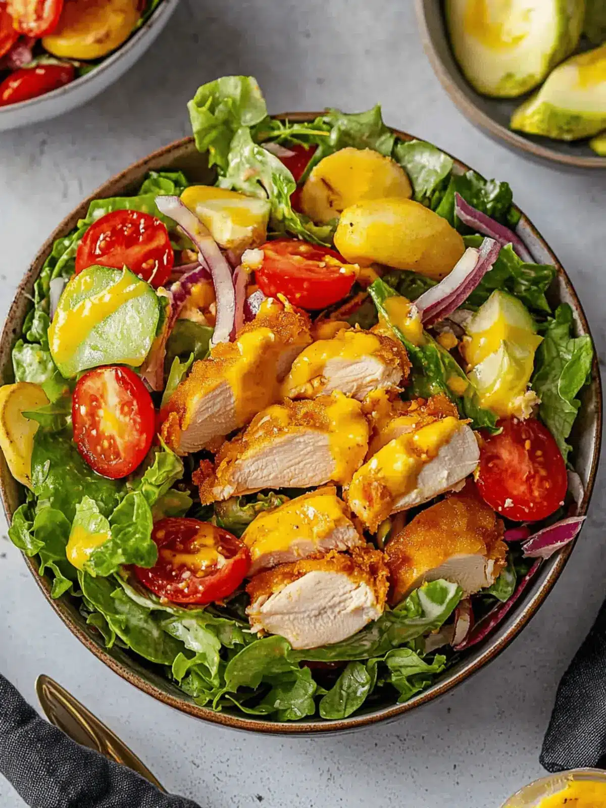 Crispy Chicken Salad