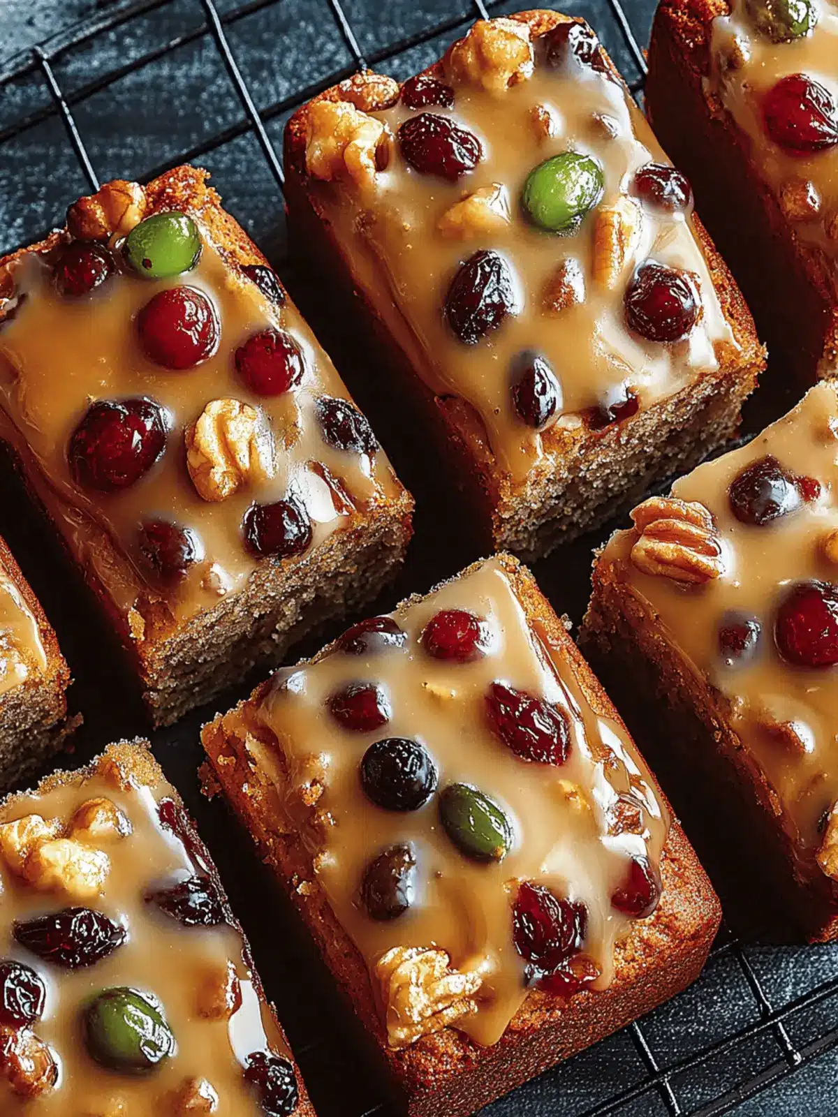 Mini Fruitcake Loaves