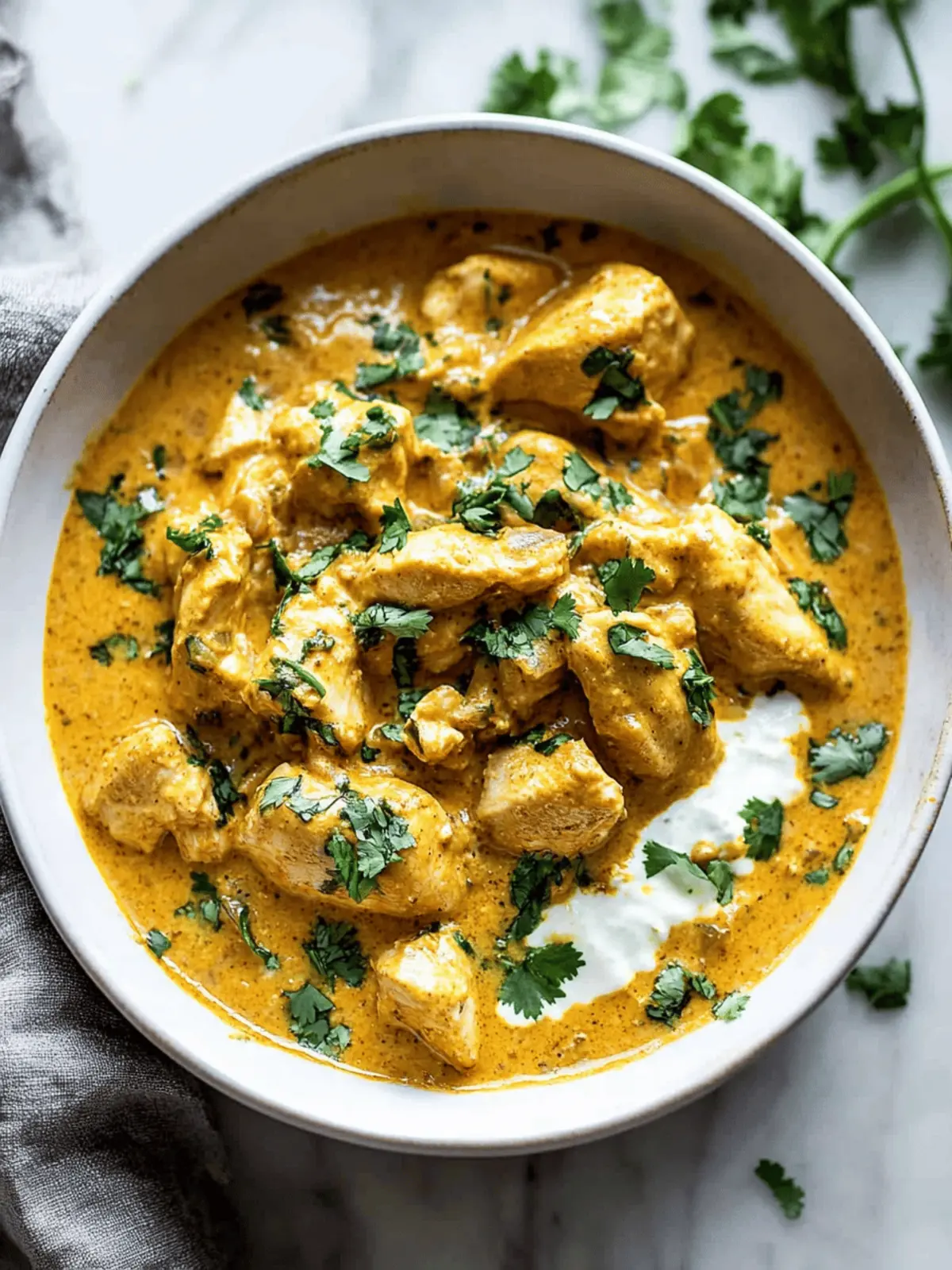 Slow Cooker Chicken Korma