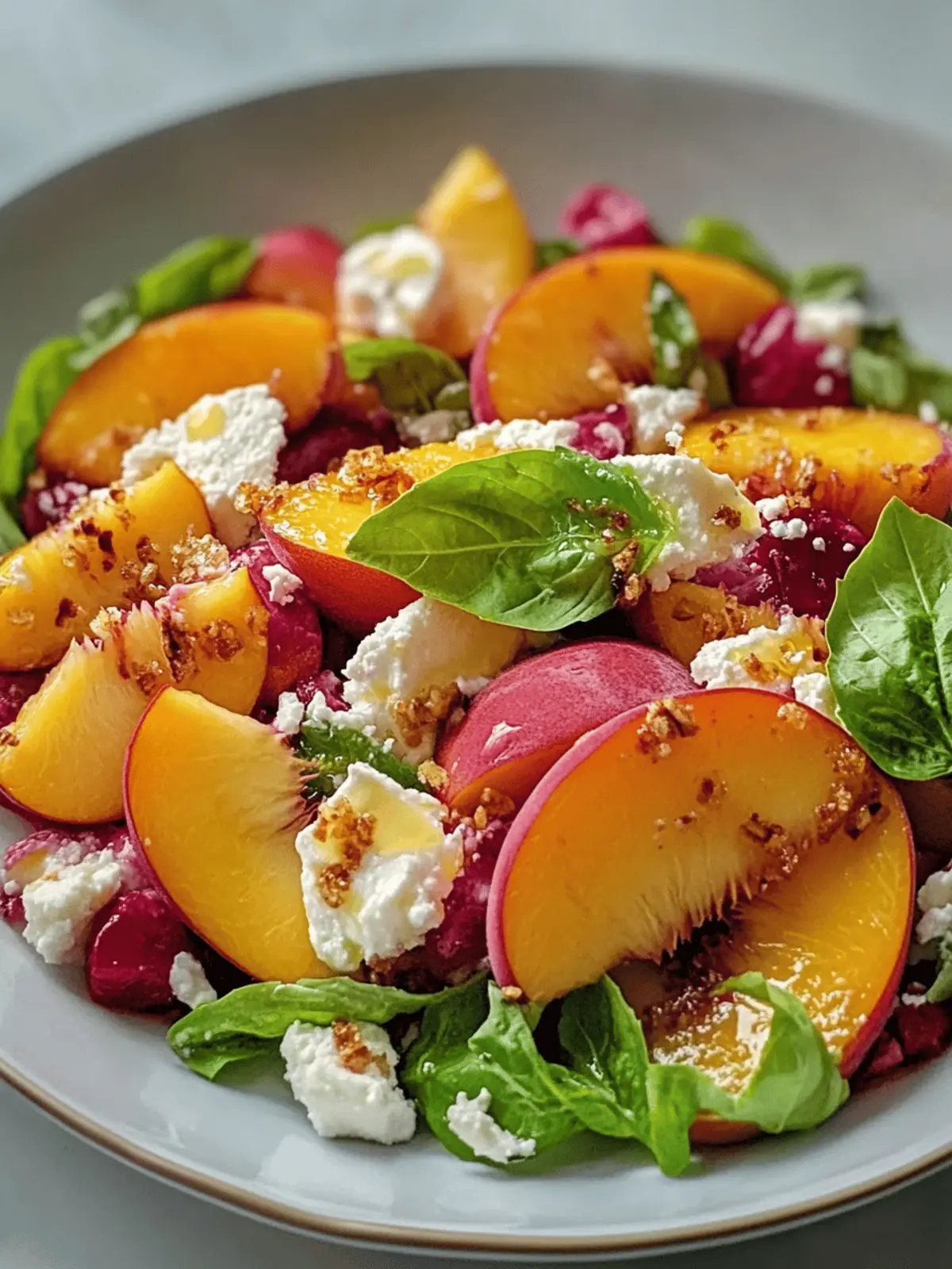 Millionaire Peach Salad